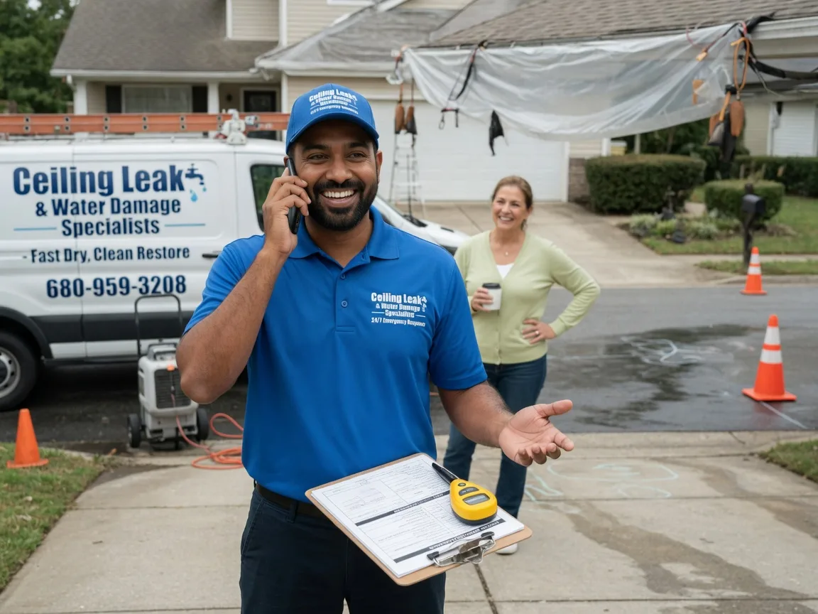 Ceiling Leak Cleanup Port Tobacco, MD FAQs